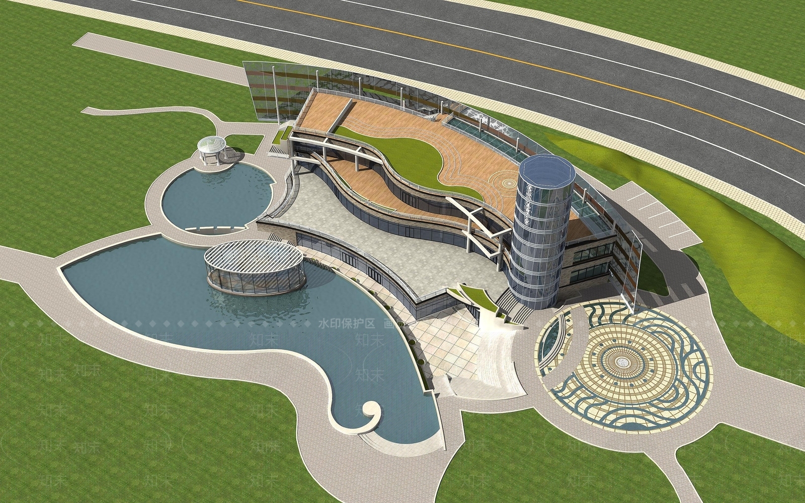 现代会所3D模型下载【ID:1194529207】