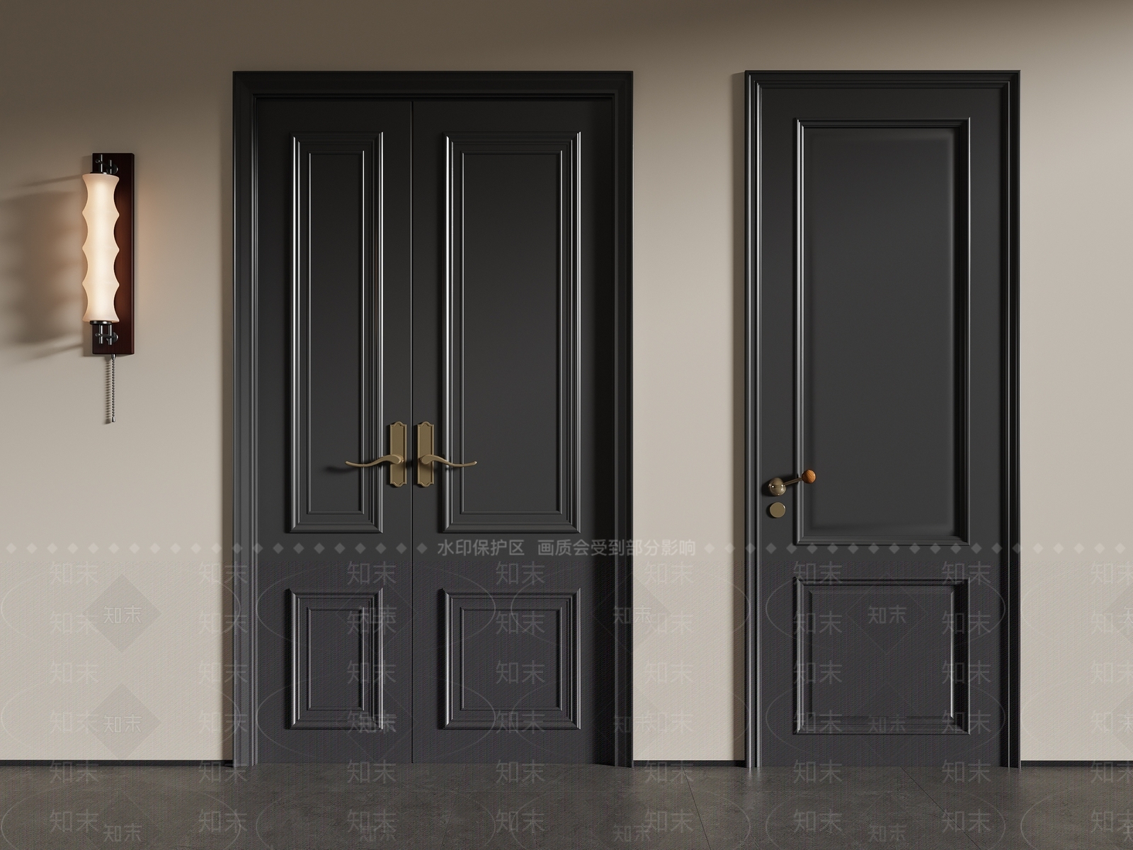 法式中古单开门3D模型下载【ID:1194532441】