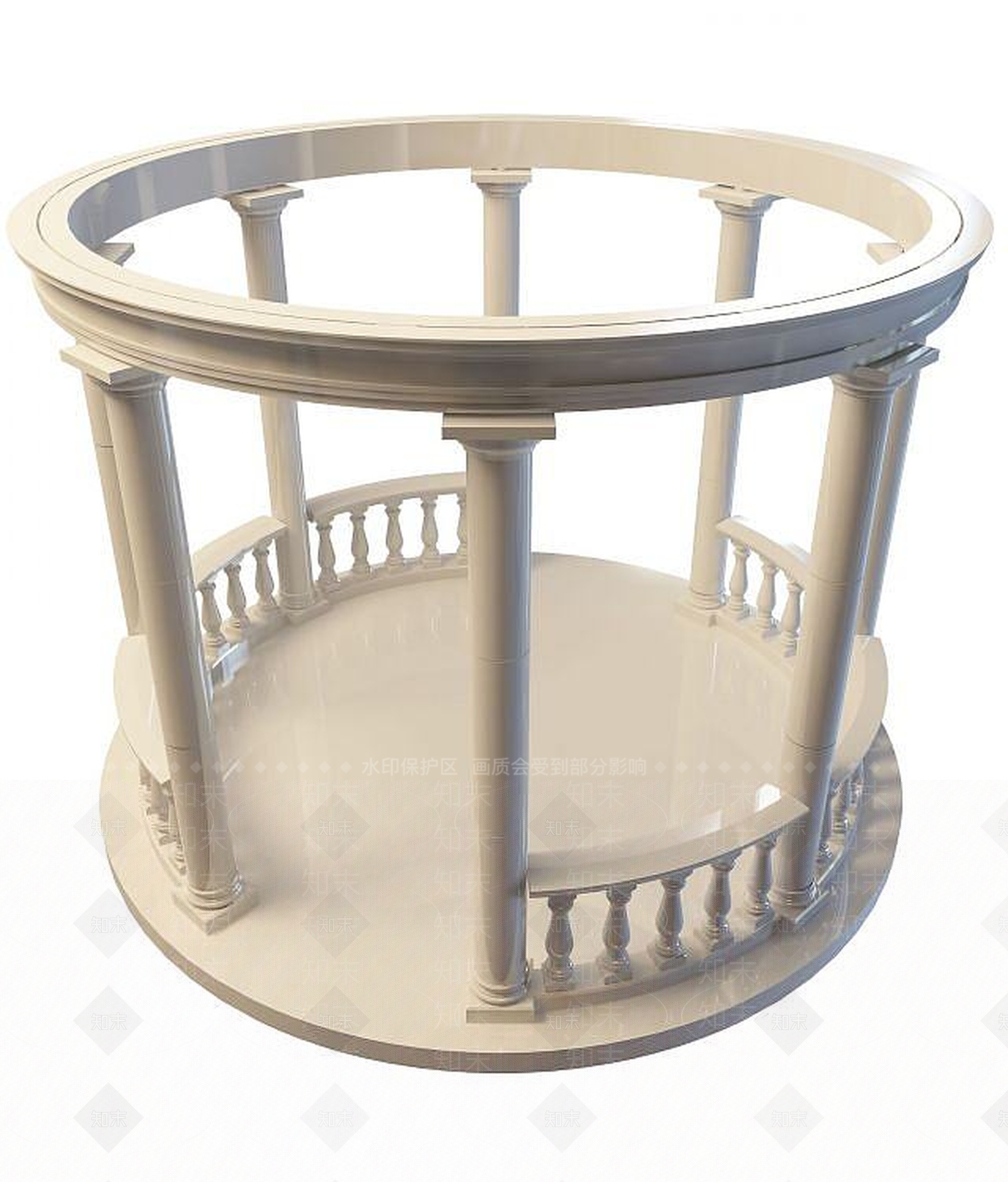 现代凉亭3D模型下载【ID:1194532853】