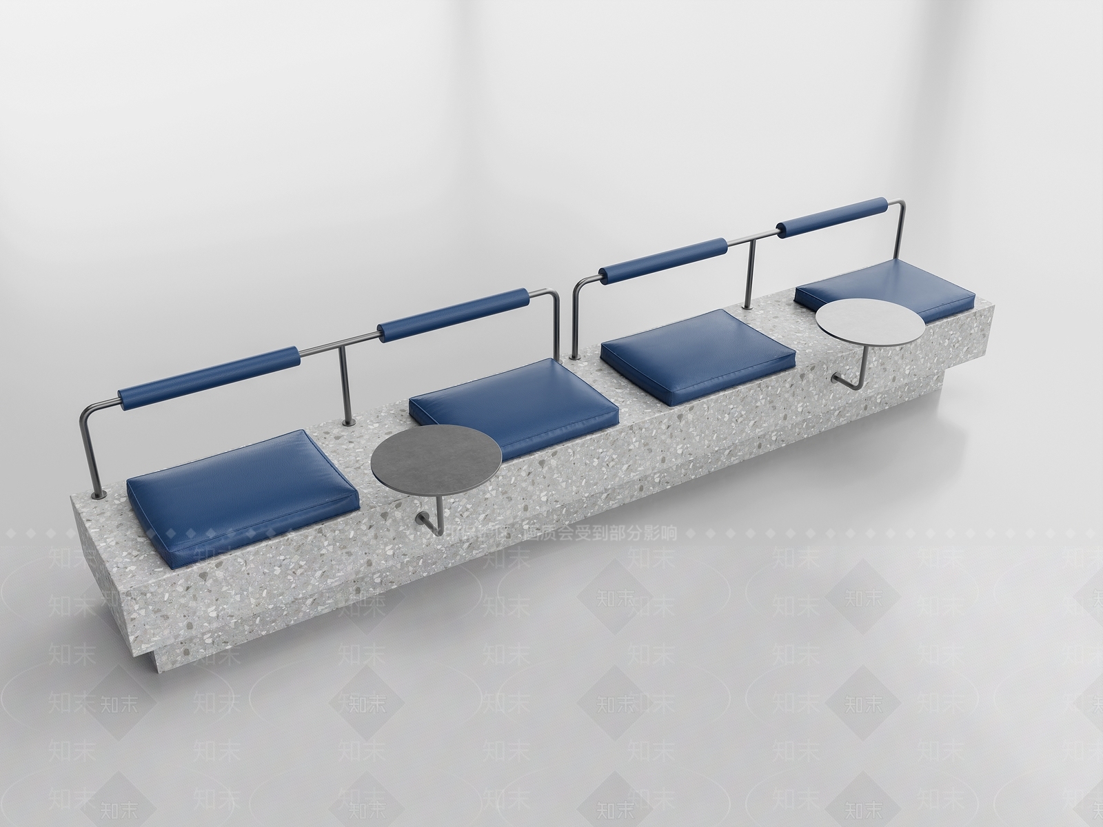 现代卡座沙发3D模型下载【ID:1194533748】