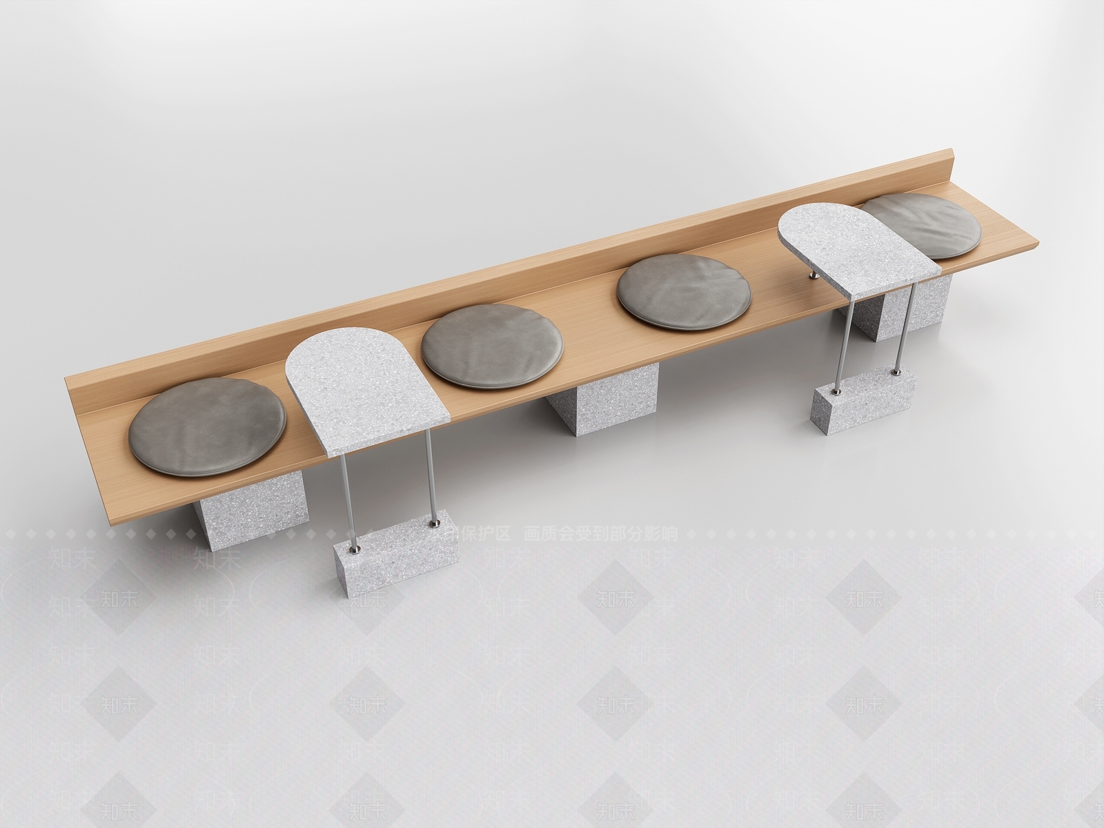 现代卡座沙发3D模型下载【ID:1194533815】