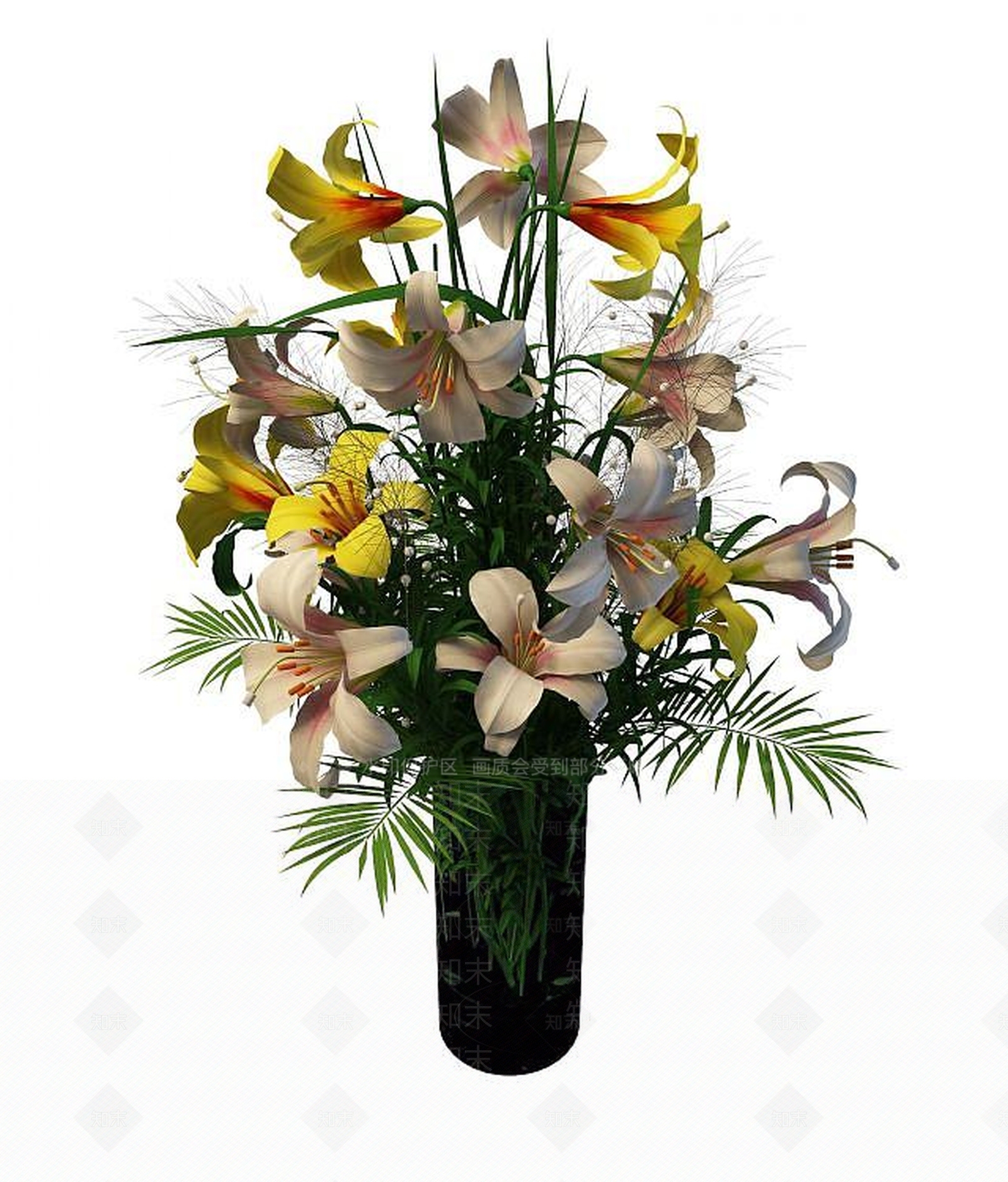现代花瓶3D模型下载【ID:1194533961】