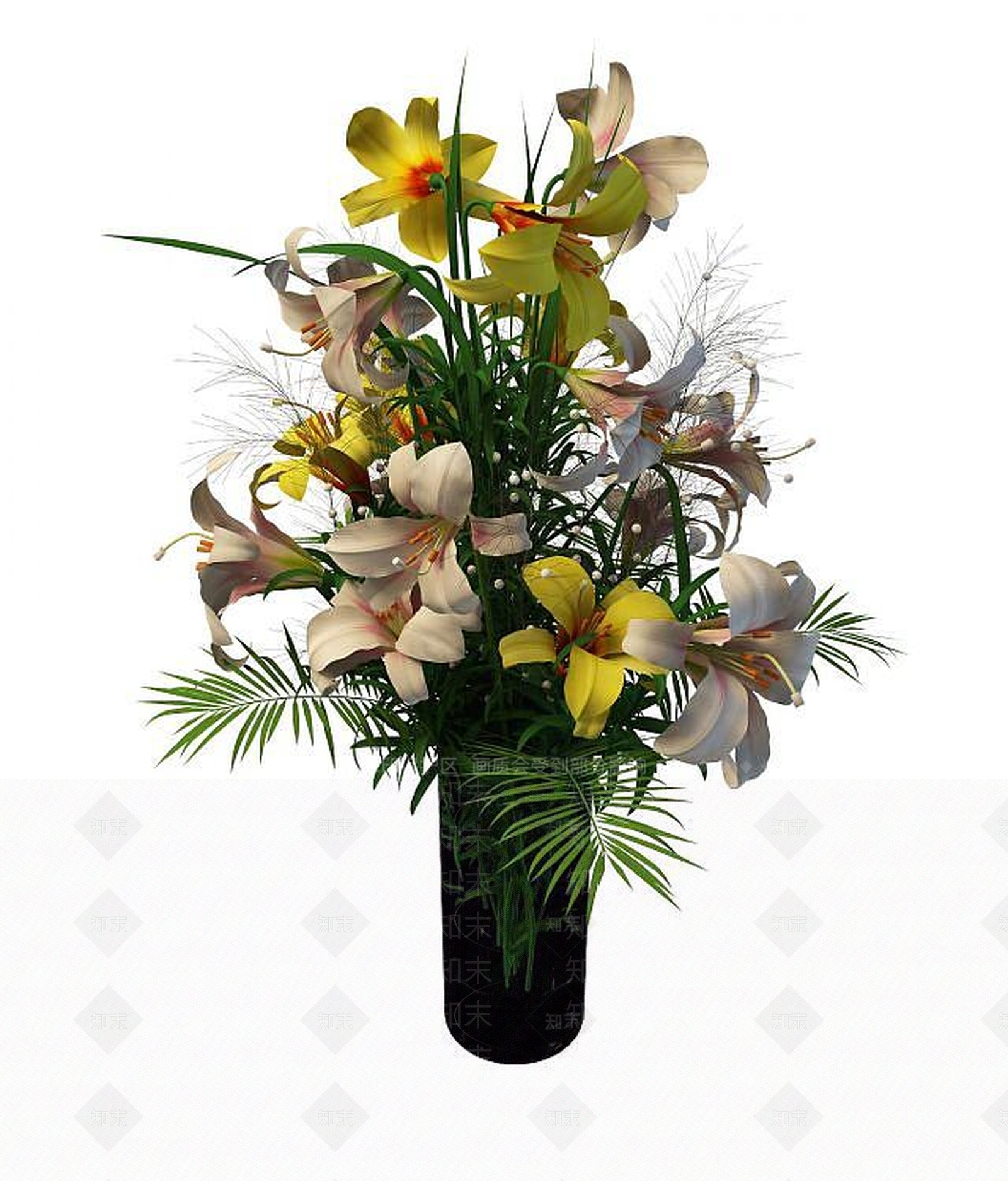 现代花瓶3D模型下载【ID:1194533961】