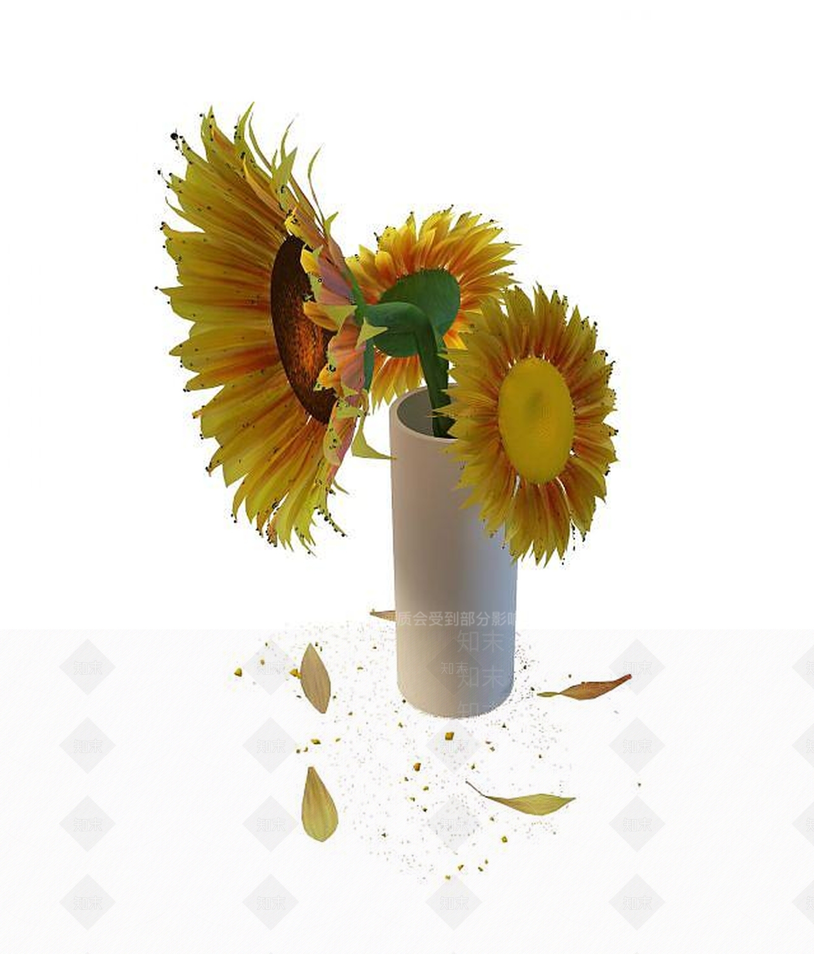 现代花瓶3D模型下载【ID:1194534130】