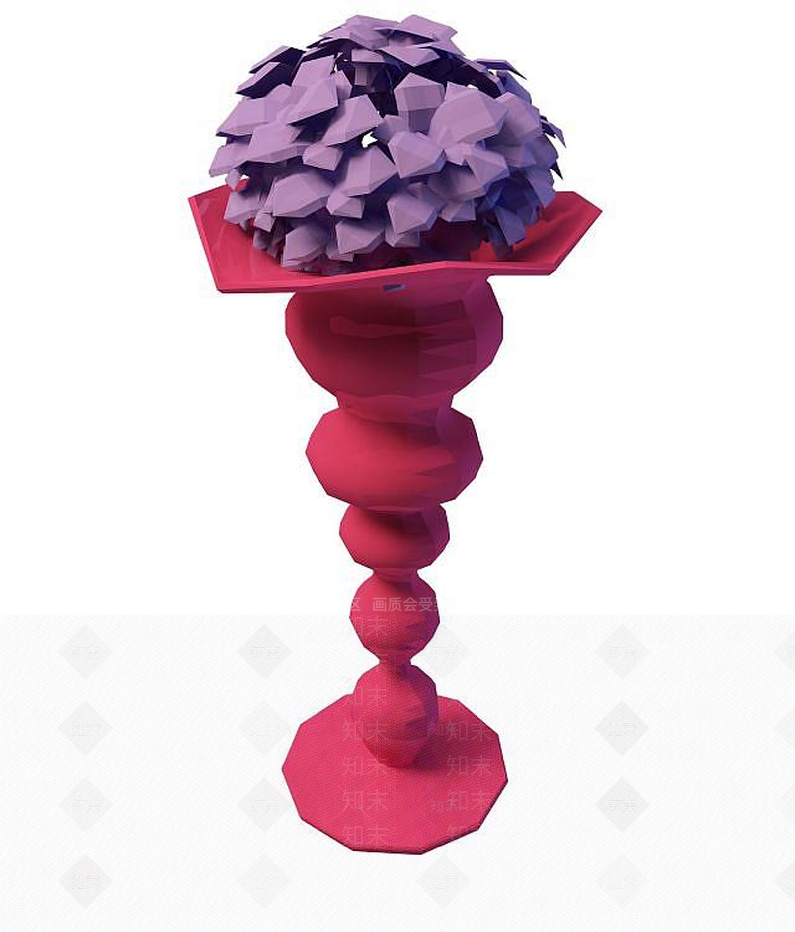 现代花瓶3D模型下载【ID:1194535391】