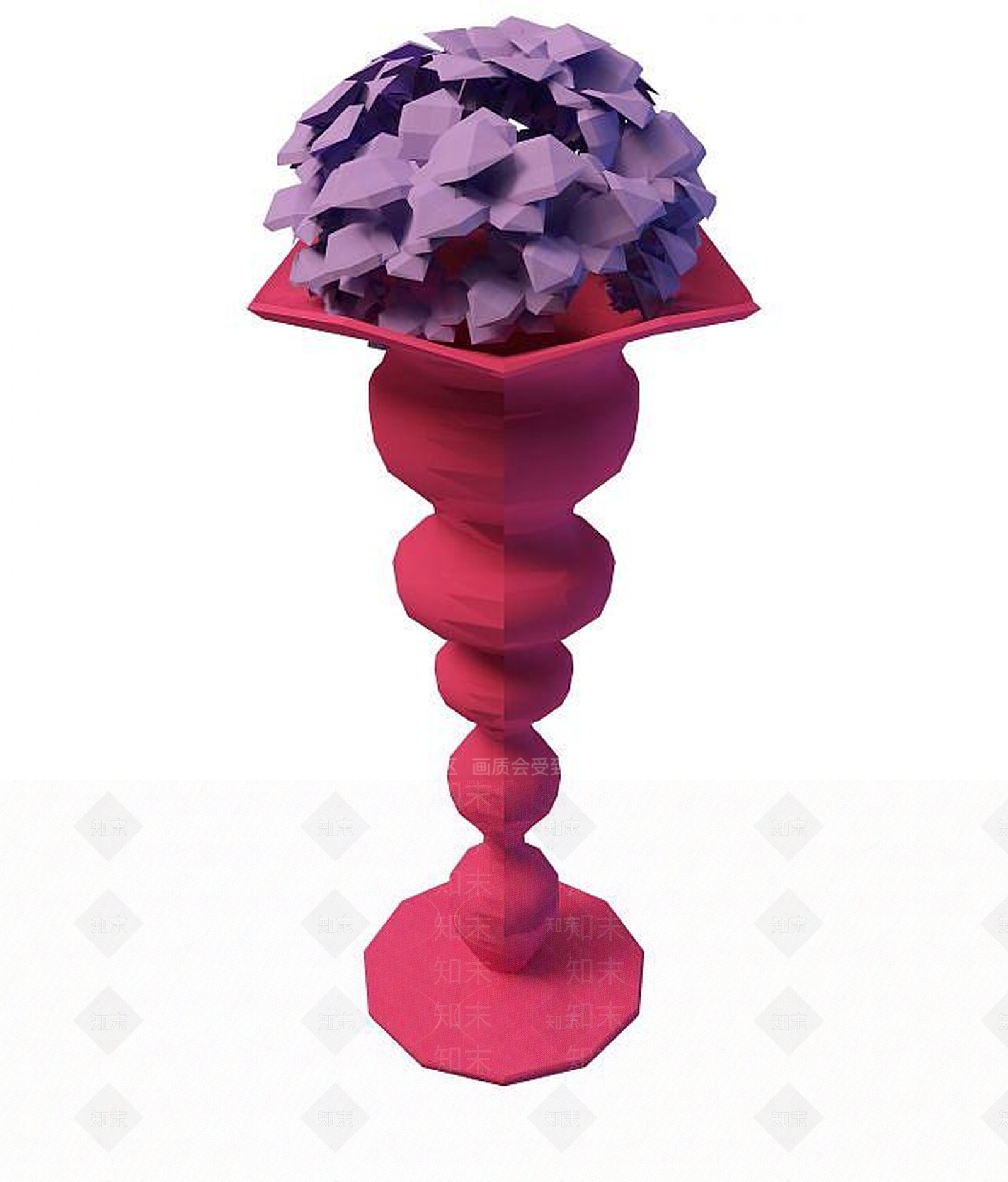 现代花瓶3D模型下载【ID:1194535391】