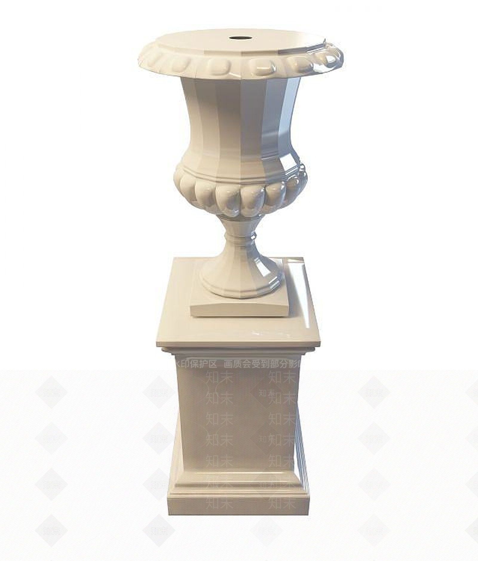 现代柱子3D模型下载【ID:1194535316】