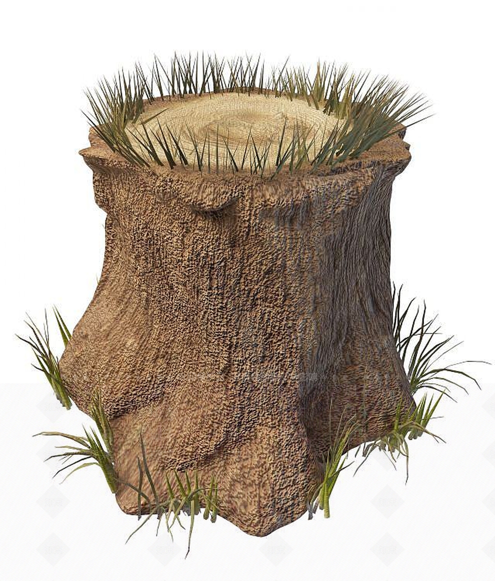 现代树桩3D模型下载【ID:1194535485】