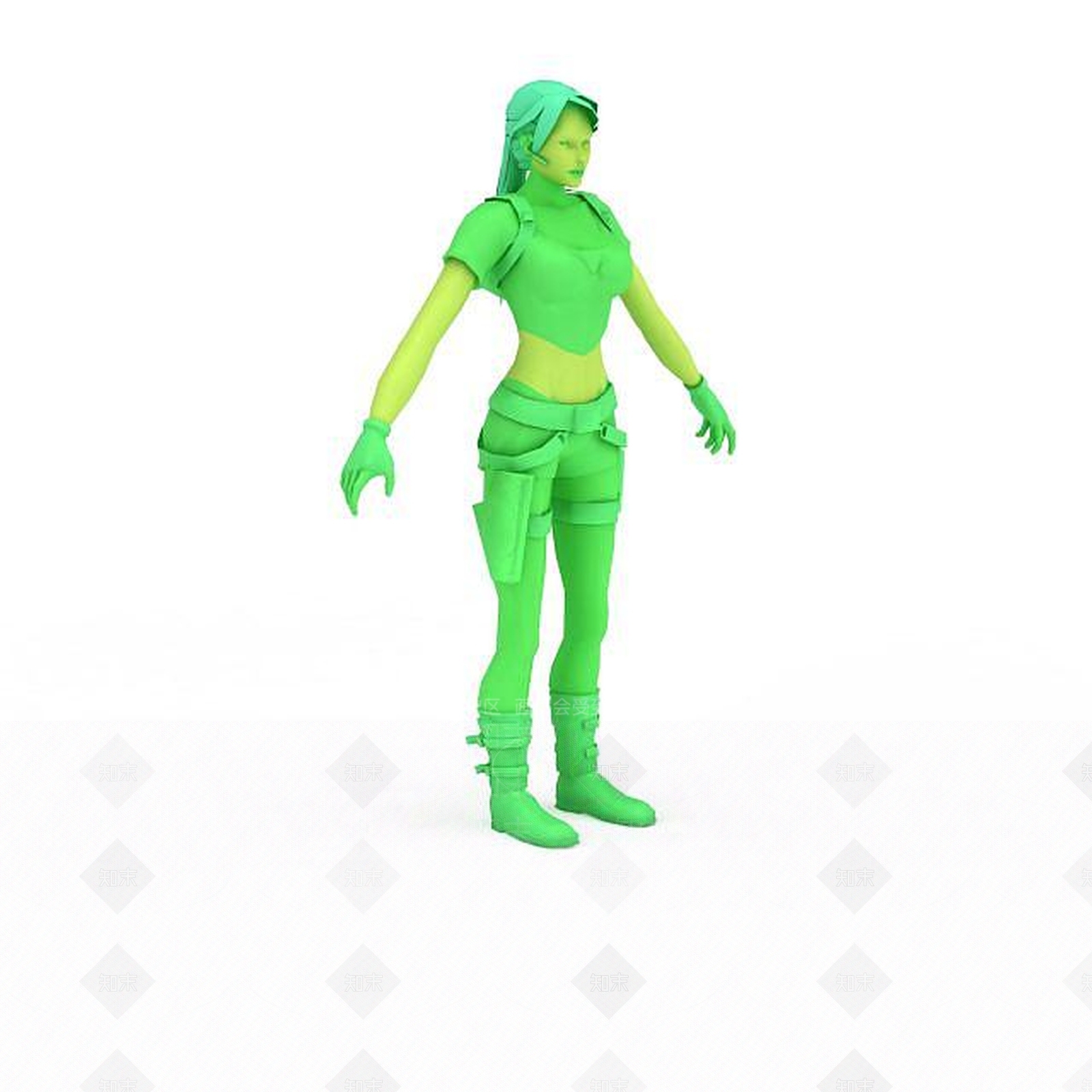 现代公用器材3D模型下载【ID:1198940821】