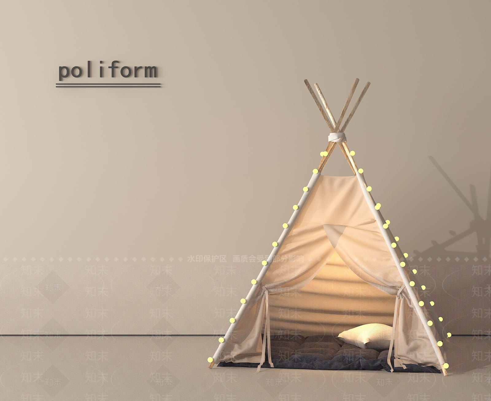 帐篷3D模型下载【ID:1194542476】