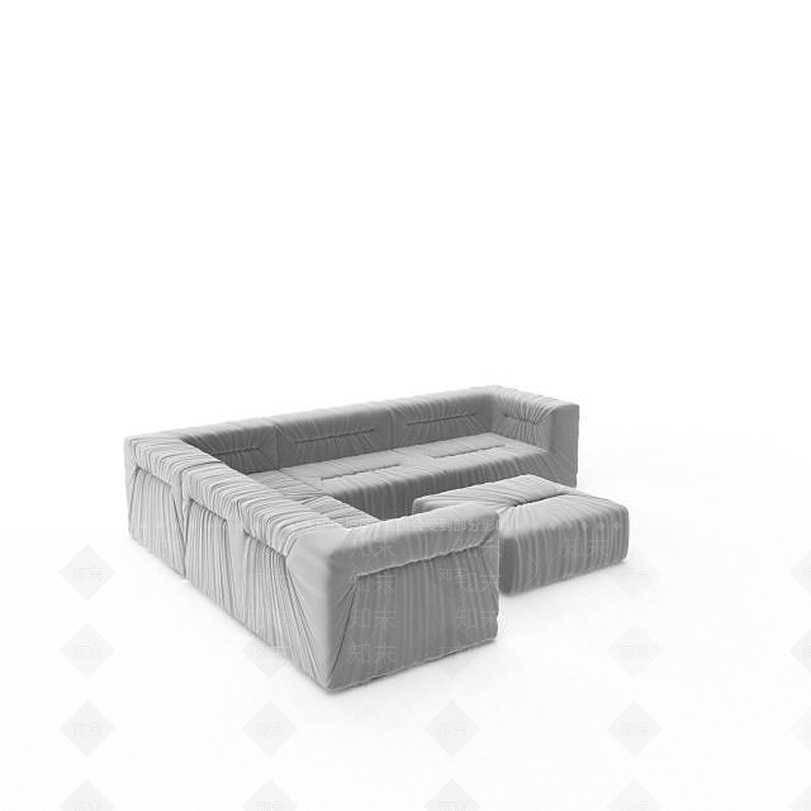 现代沙发组合3D模型下载【ID:1198951862】