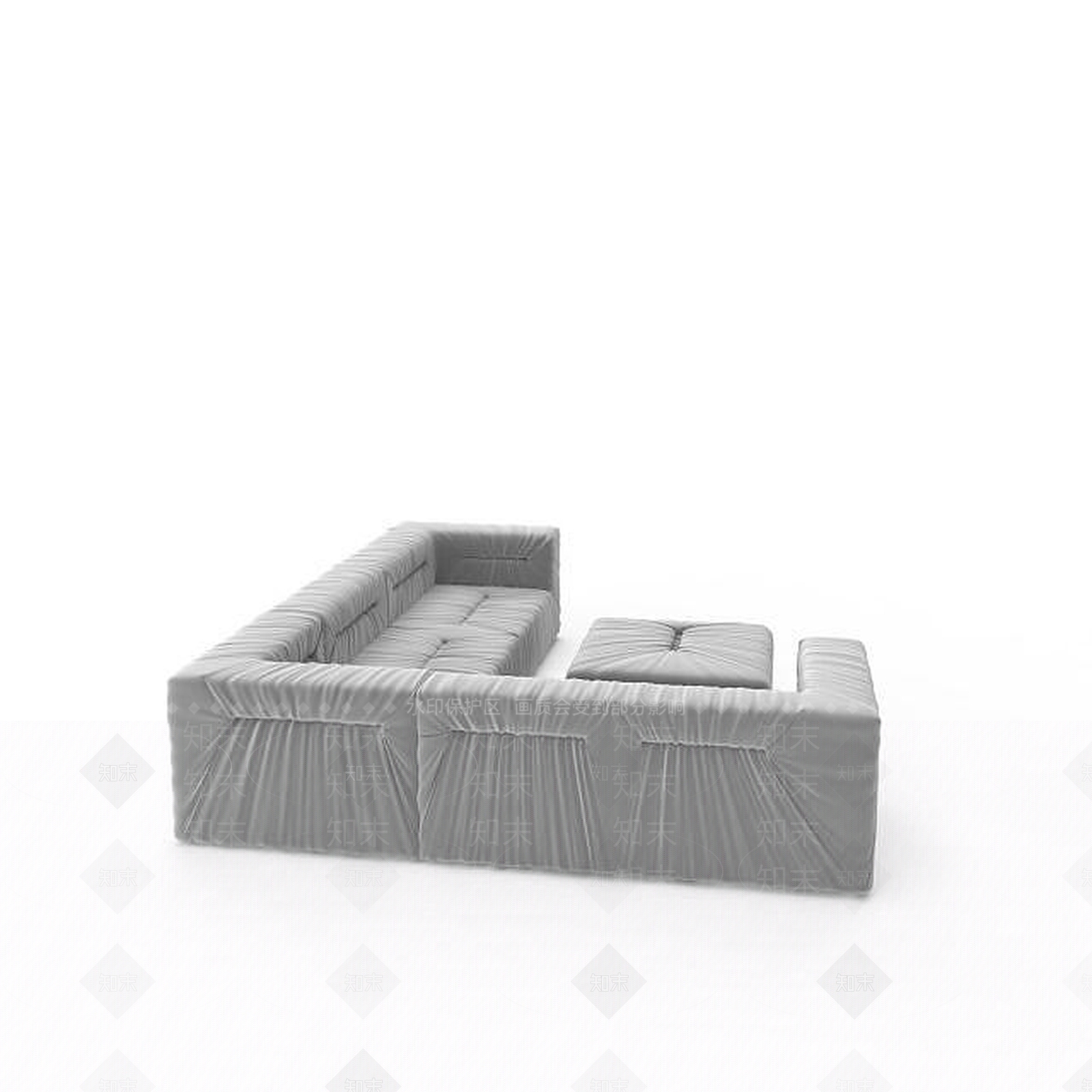 现代沙发组合3D模型下载【ID:1198951862】