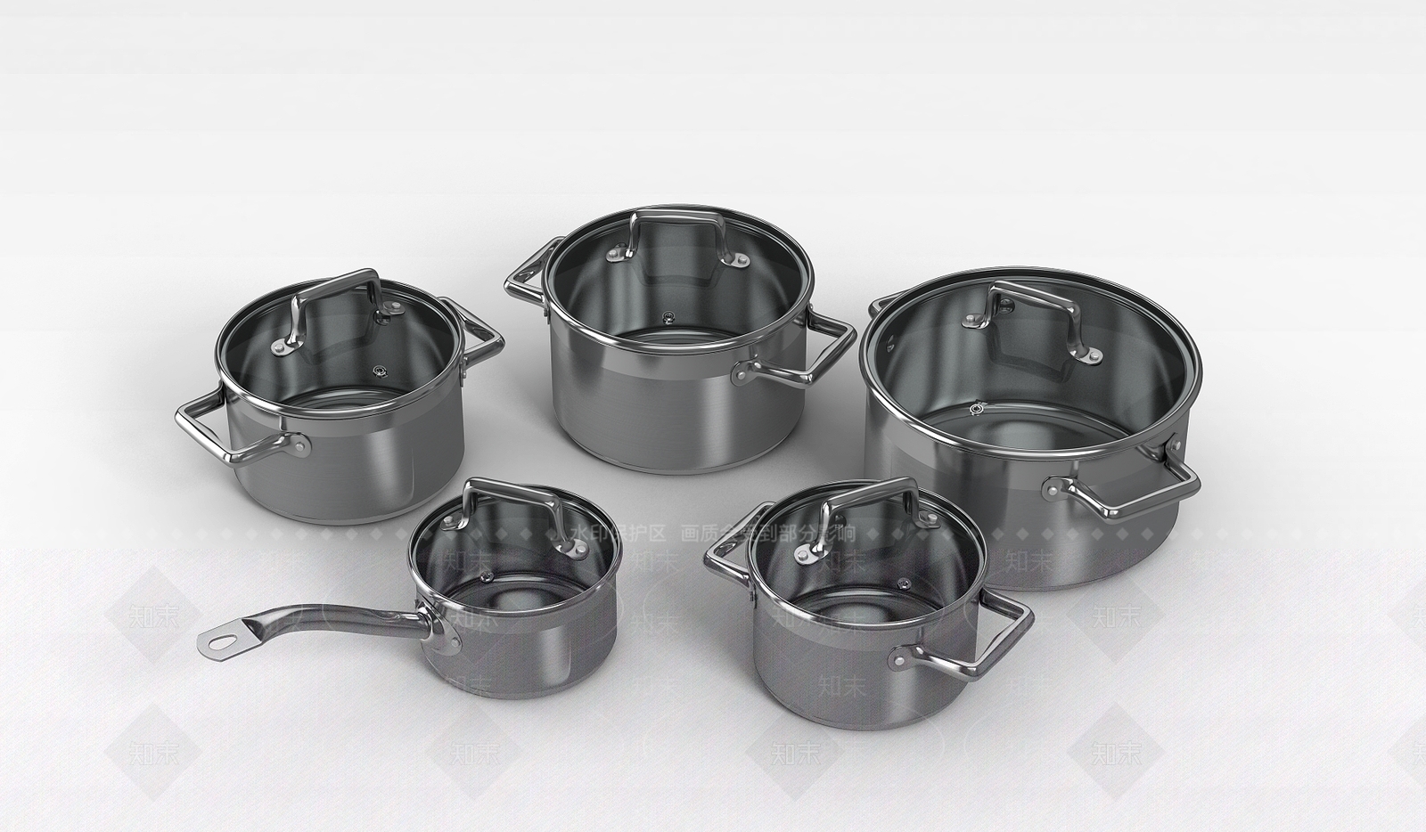 现代厨具3D模型下载【ID:1194543603】