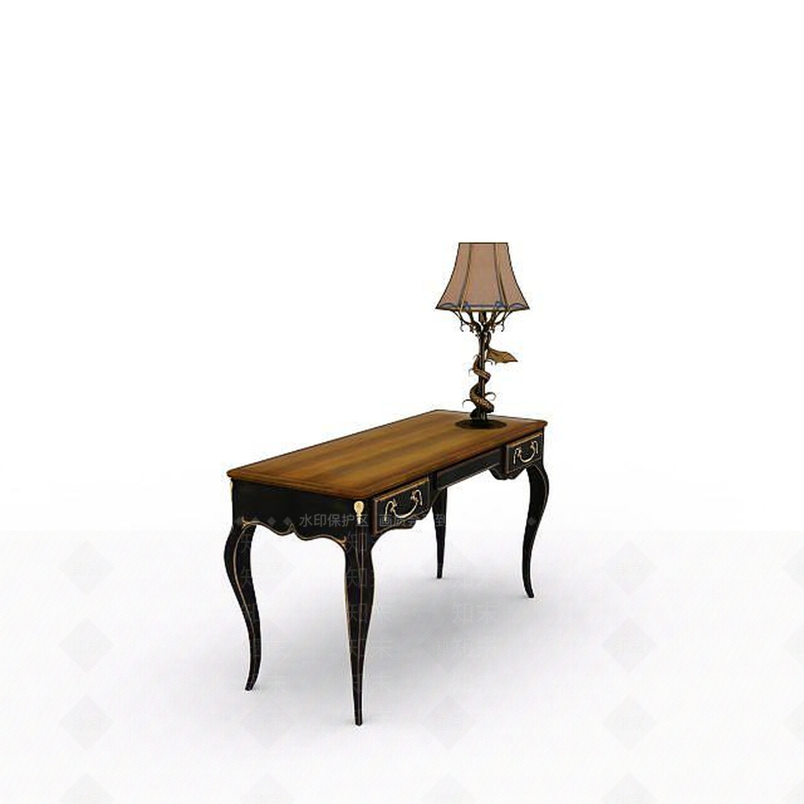 现代书桌3D模型下载【ID:1194543707】