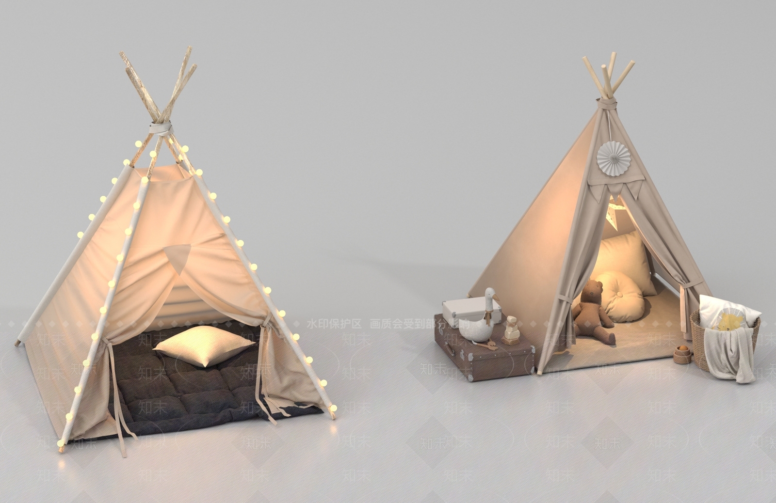 帐篷3D模型下载【ID:1194544390】