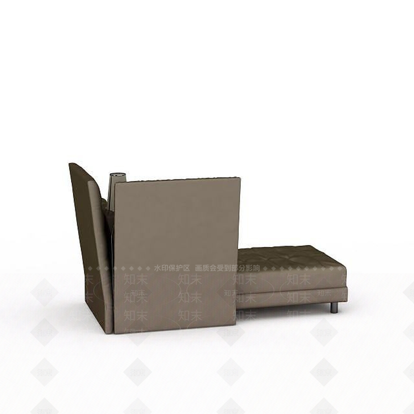 现代双人沙发3D模型下载【ID:1194544798】