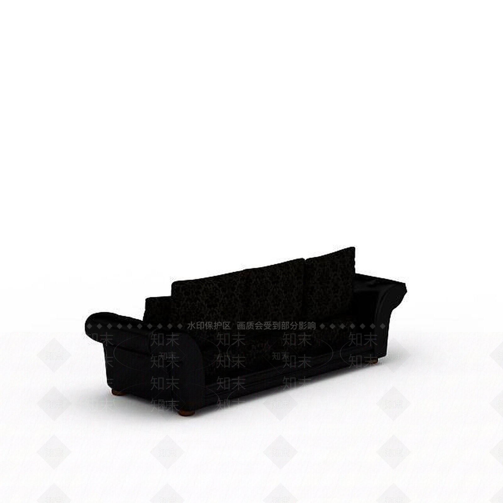 现代双人沙发3D模型下载【ID:1194544811】