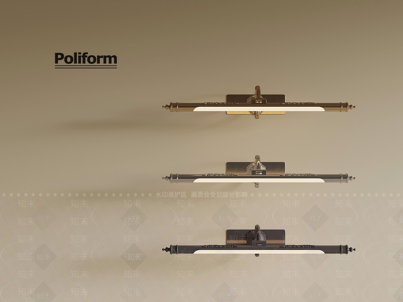 法式复古壁灯SU模型下载【ID:1194547772】