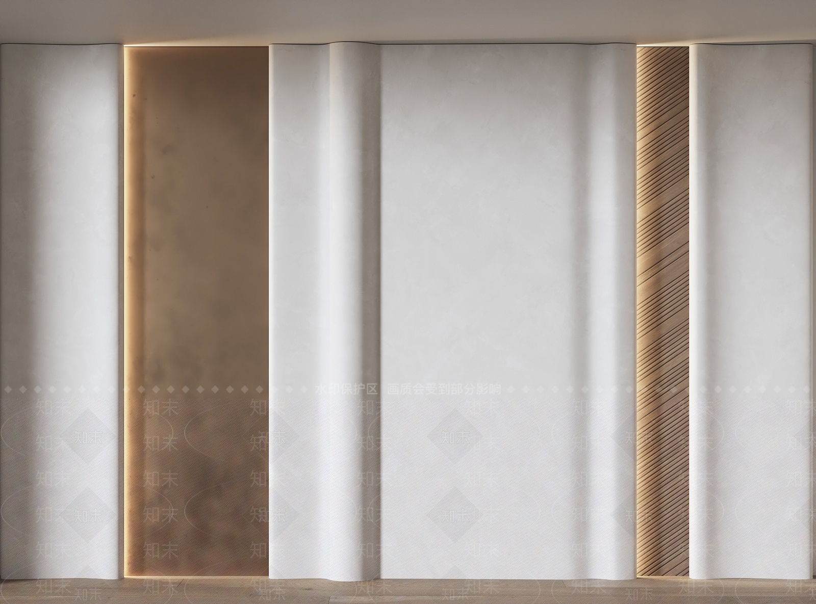 中古现代其他墙面3D模型下载【ID:1194548182】