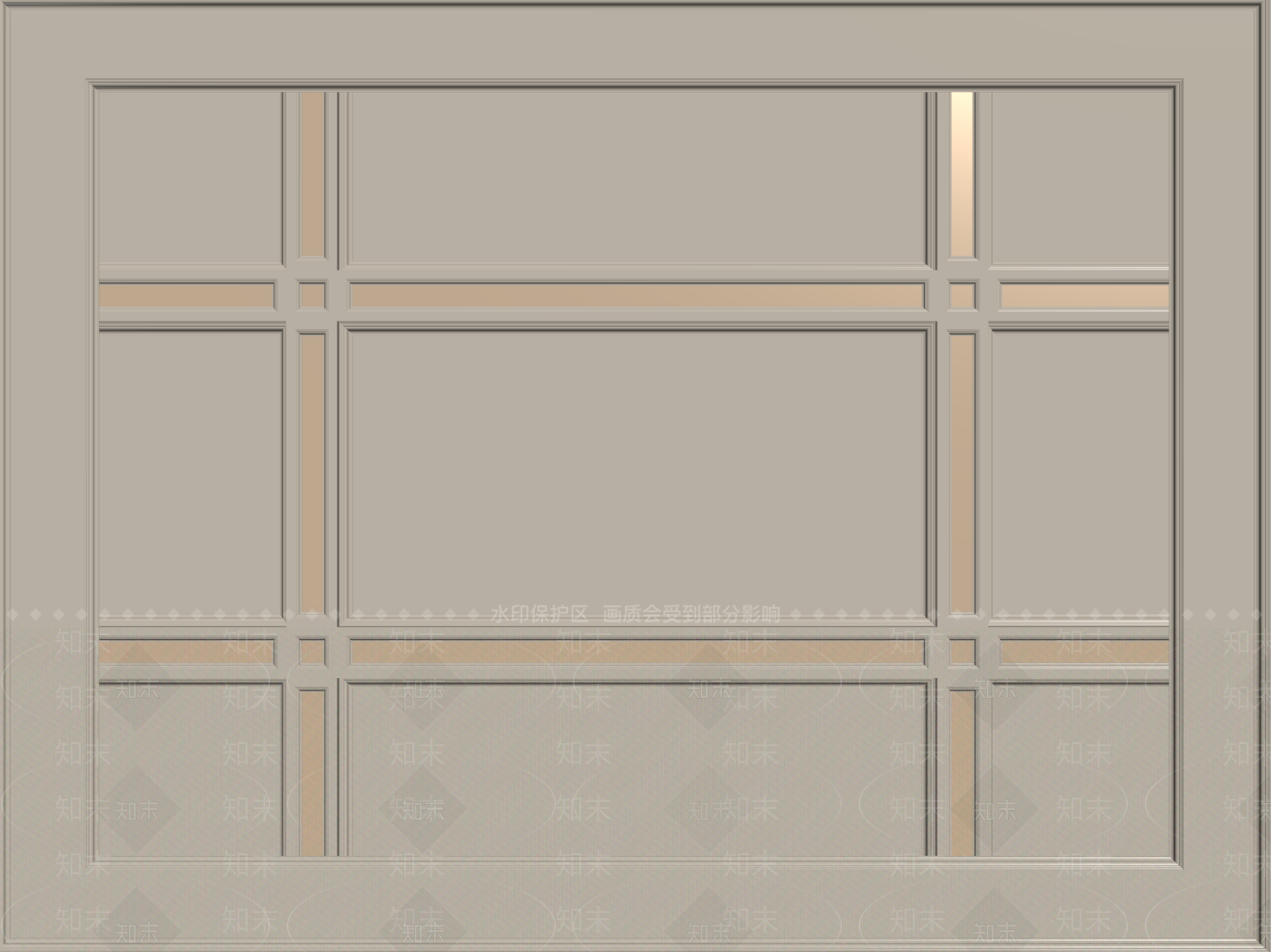 法式欧式吊顶SU模型下载【ID:1194566200】