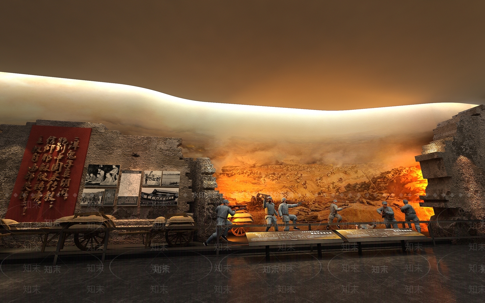 中式工业其他教育展厅3D模型下载【ID:1194558277】