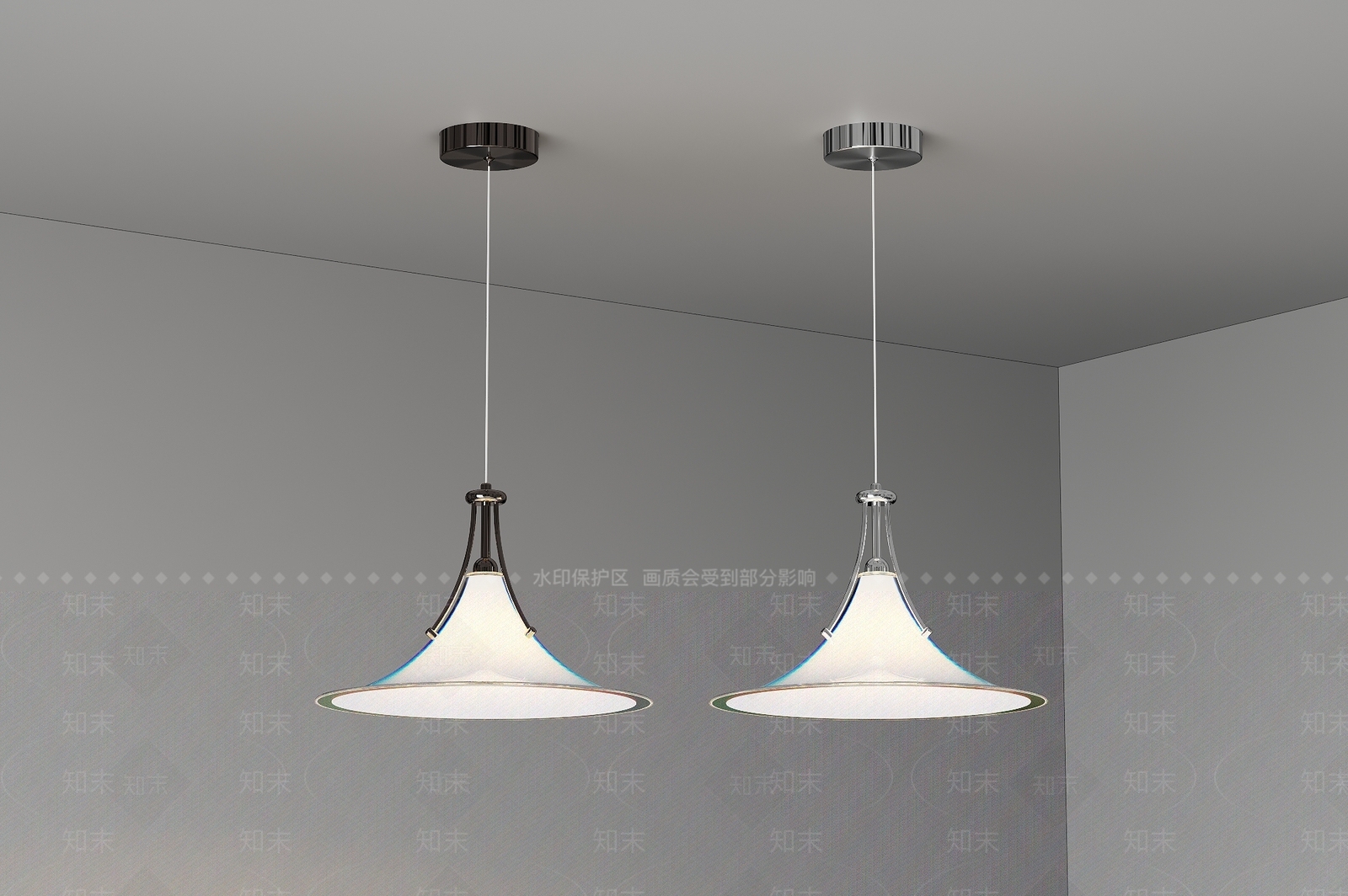 现代吊灯3D模型下载【ID:1194560031】
