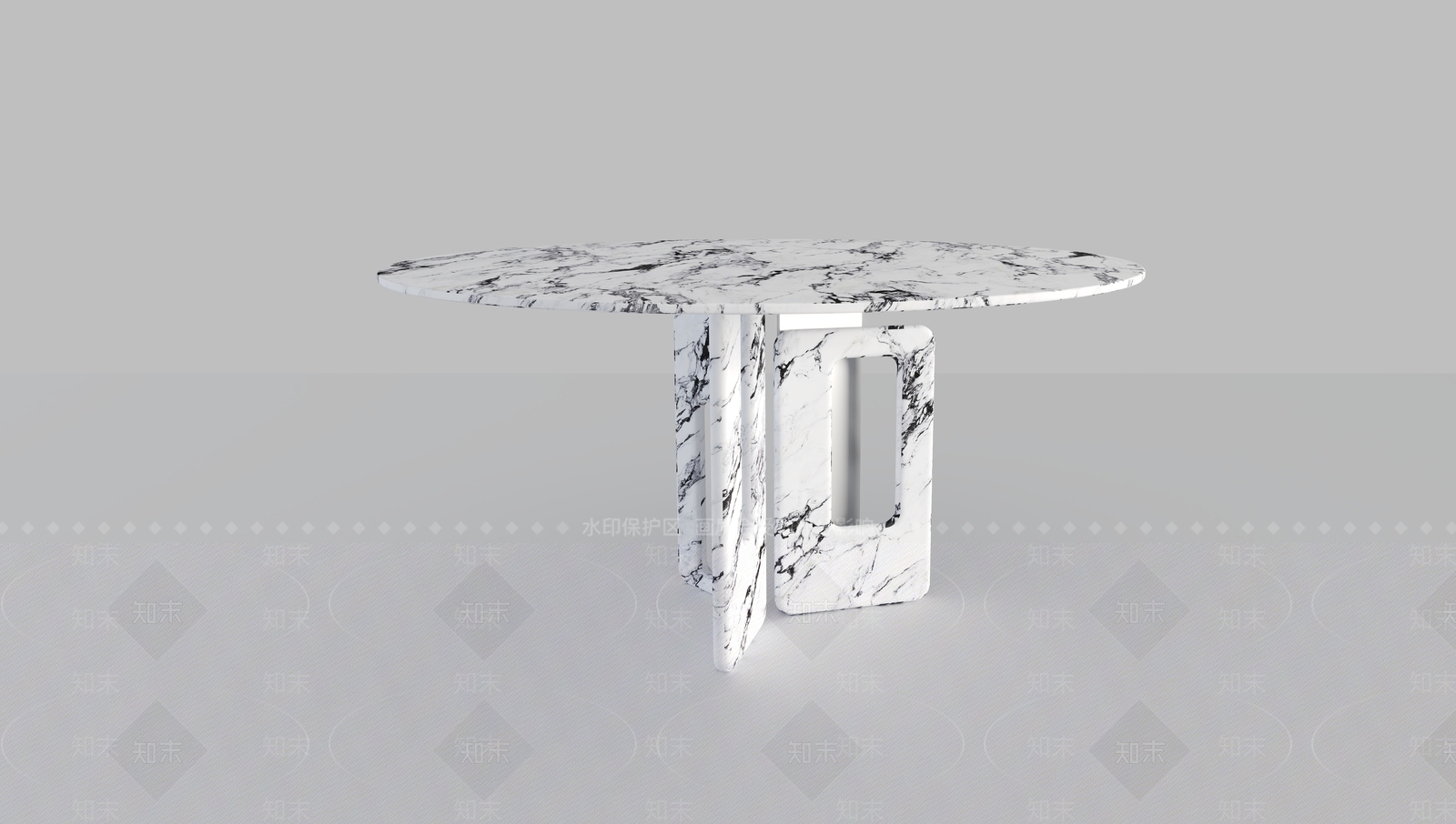 现代餐桌3D模型下载【ID:1194560046】