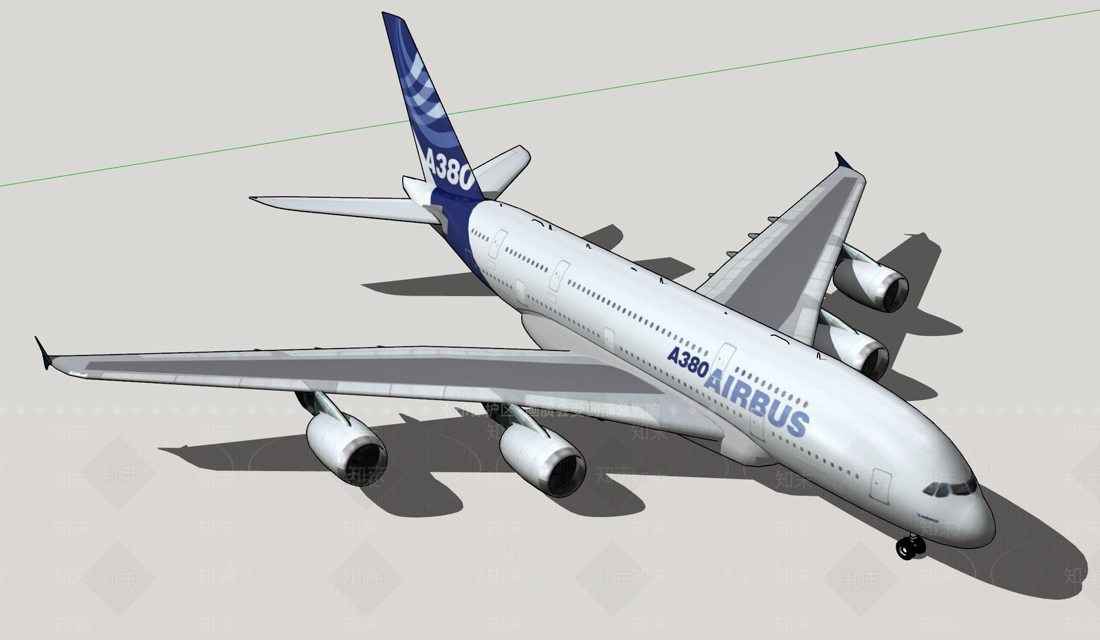 飞机SU模型下载【ID:1194560284】