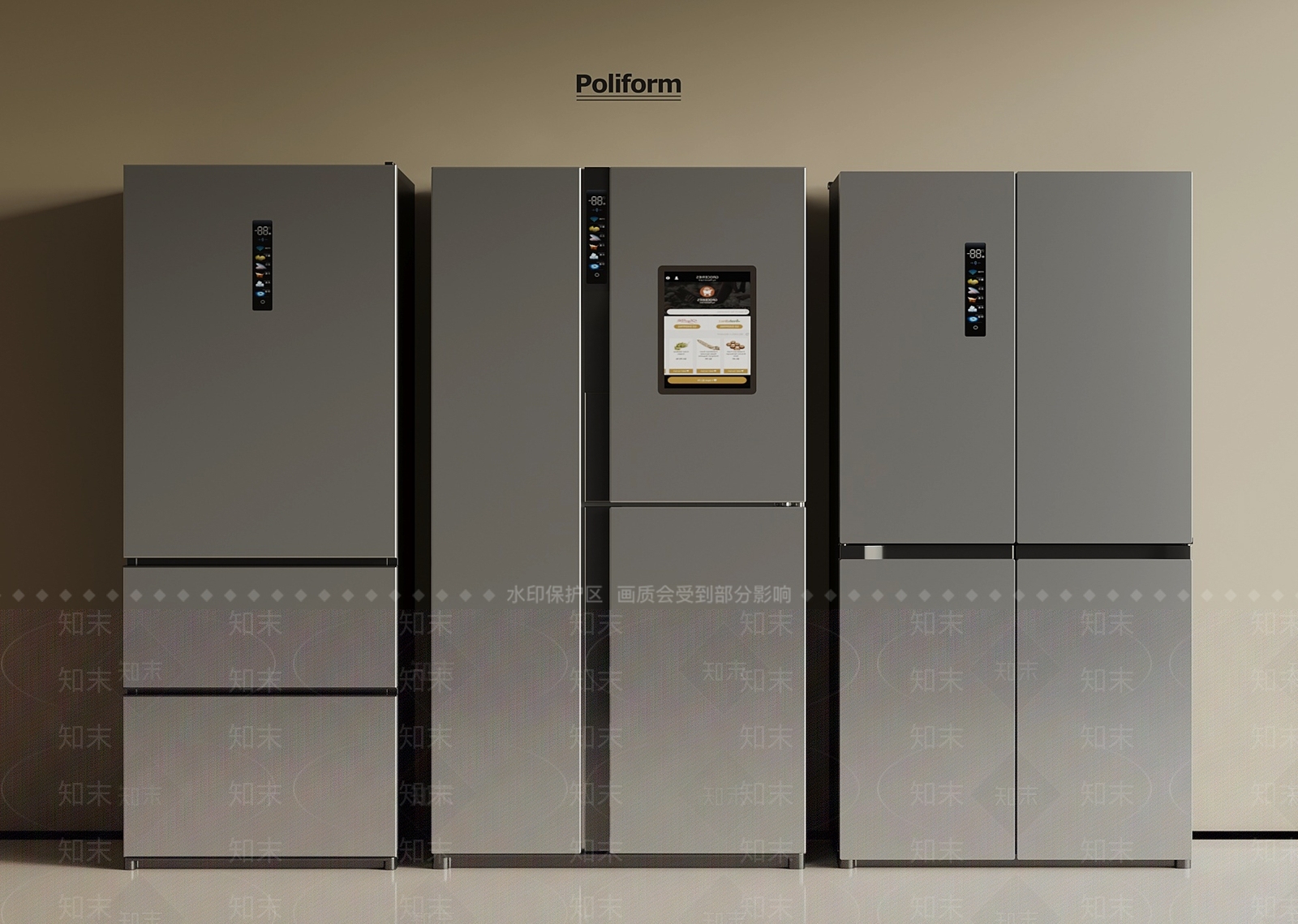 冰箱SU模型下载【ID:1194560761】