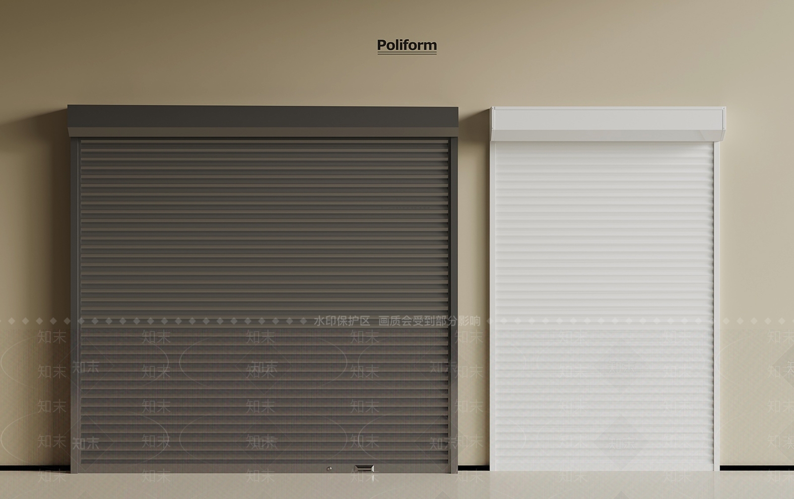 现代卷帘门SU模型下载【ID:1194561449】