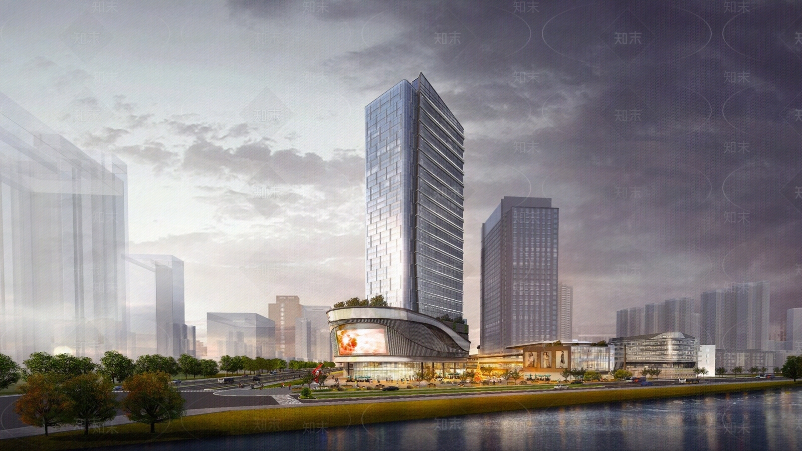 建筑外立面高清贴图材质