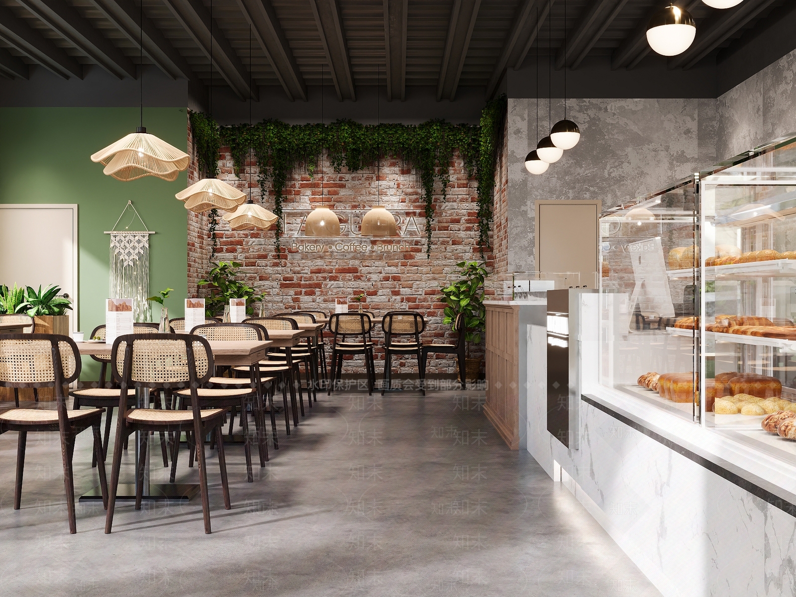 北欧侘寂咖啡厅3D模型下载【ID:1194565170】