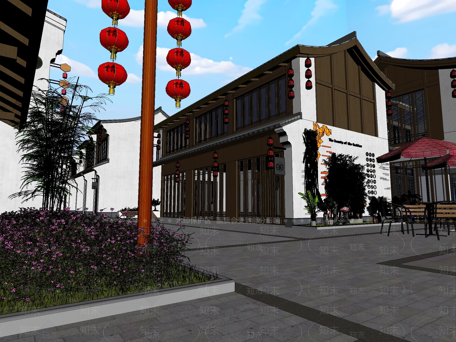 中式中古古建3D模型下载【ID:1194565349】