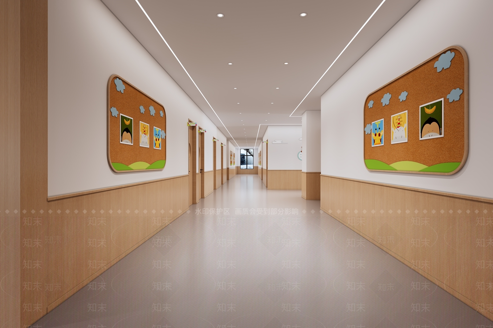 现代幼儿园3D模型下载【ID:1194565989】