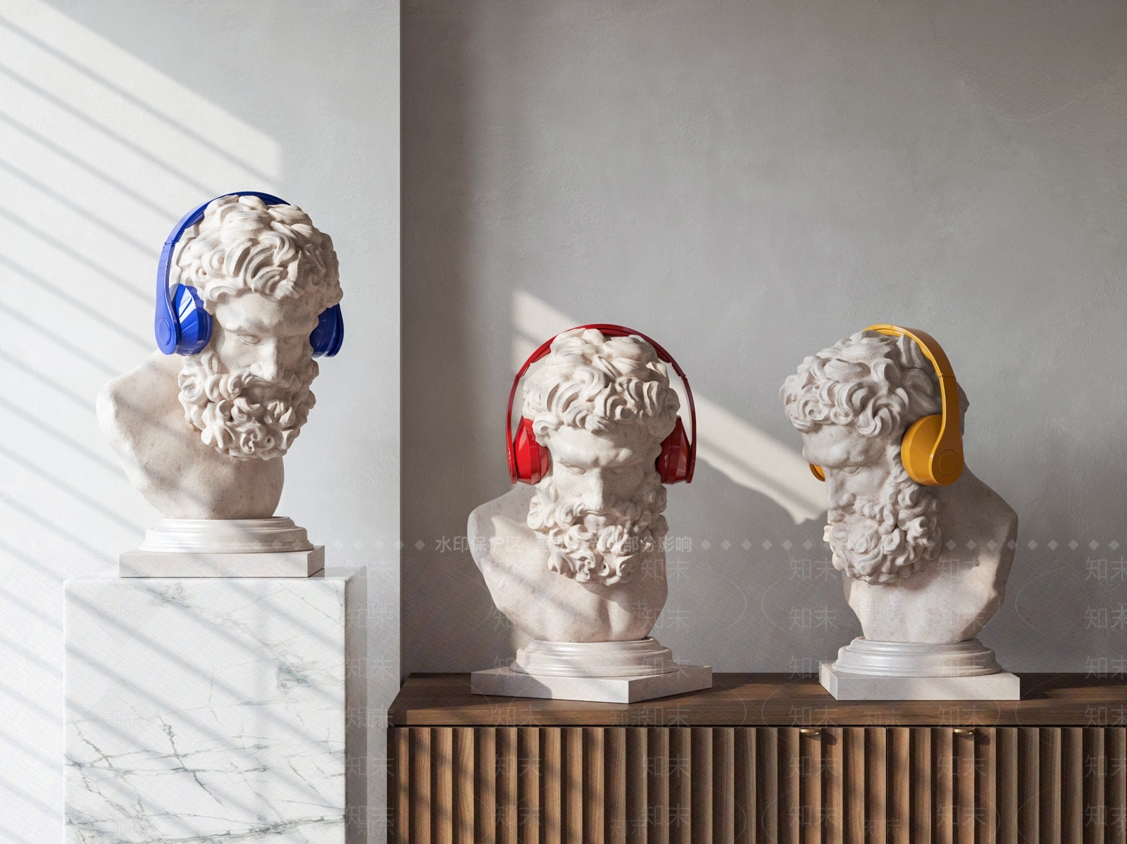 欧式法式雕塑摆件SU模型下载【ID:1194567234】