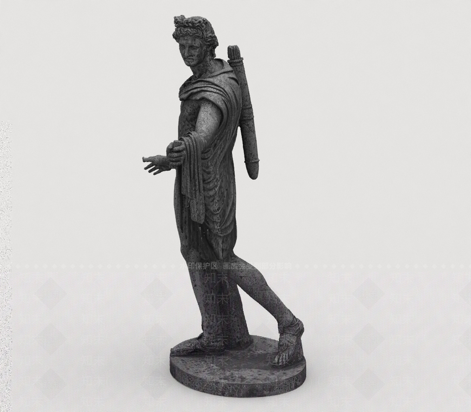 现代景观雕塑3D模型下载【ID:1194570642】