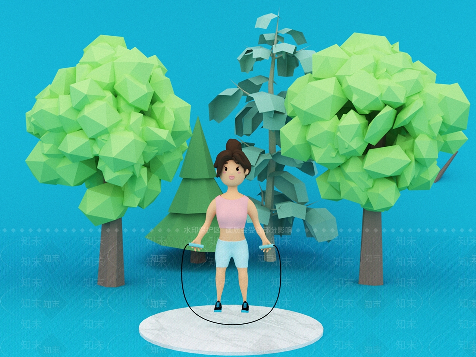 虚拟人物3D模型下载【ID:1194570860】