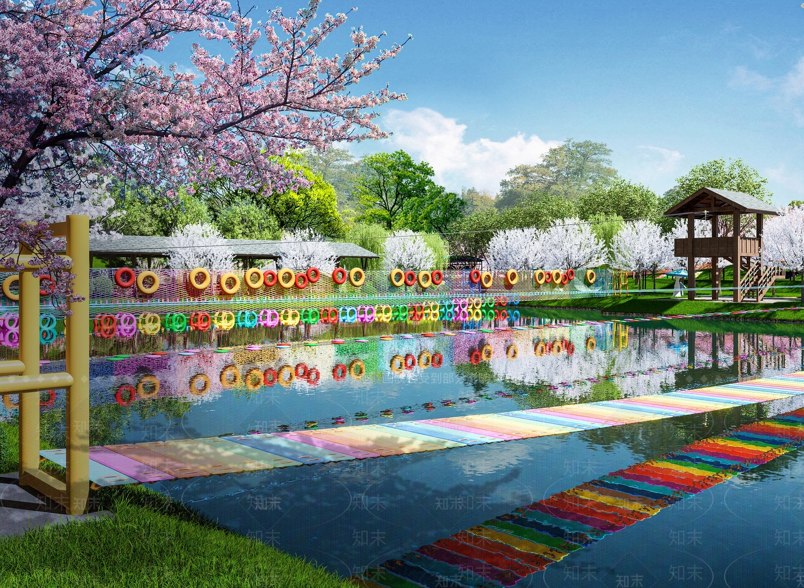 游乐设施SU模型下载【ID:1194571352】