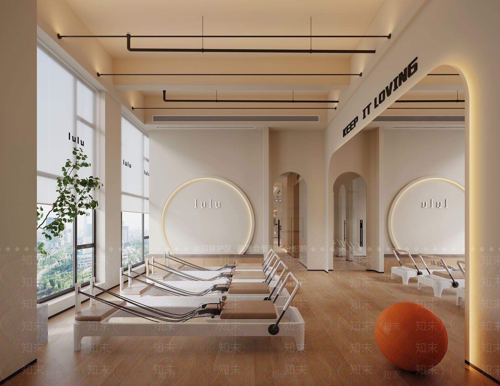 轻奢奶油美容院3D模型下载【ID:1194574780】