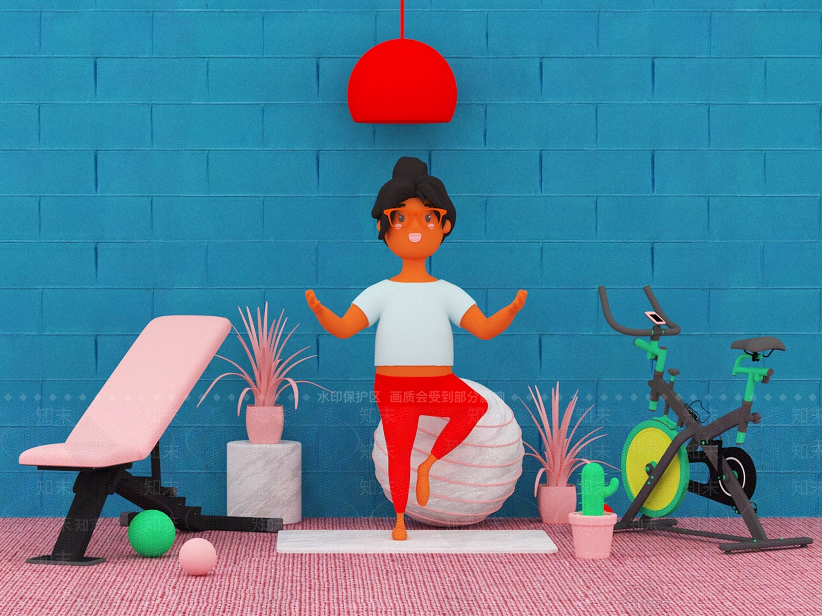 虚拟人物3D模型下载【ID:1194582043】