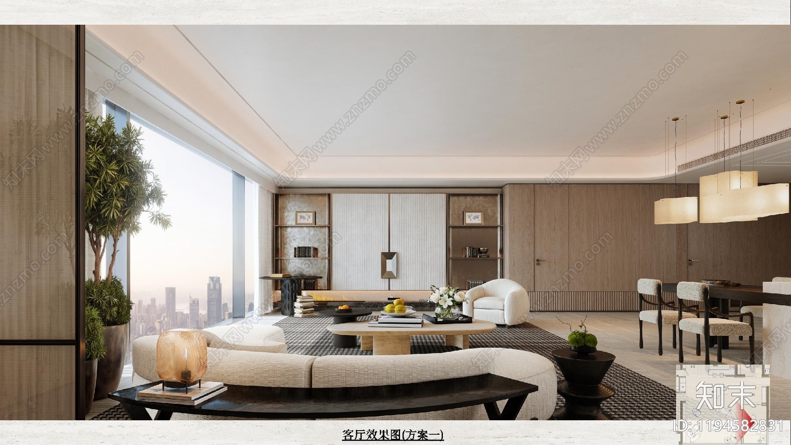 现代轻奢样板间下载【ID:1194582831】