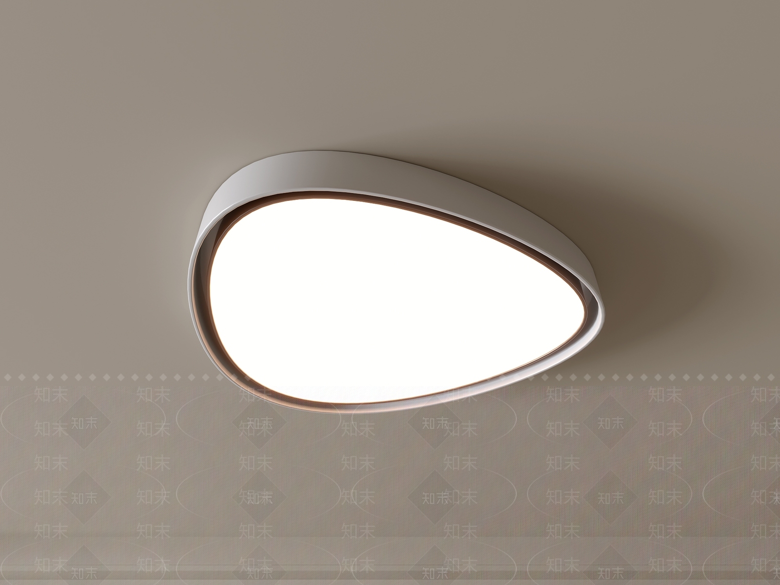 现代吸顶灯3D模型下载【ID:1194584777】