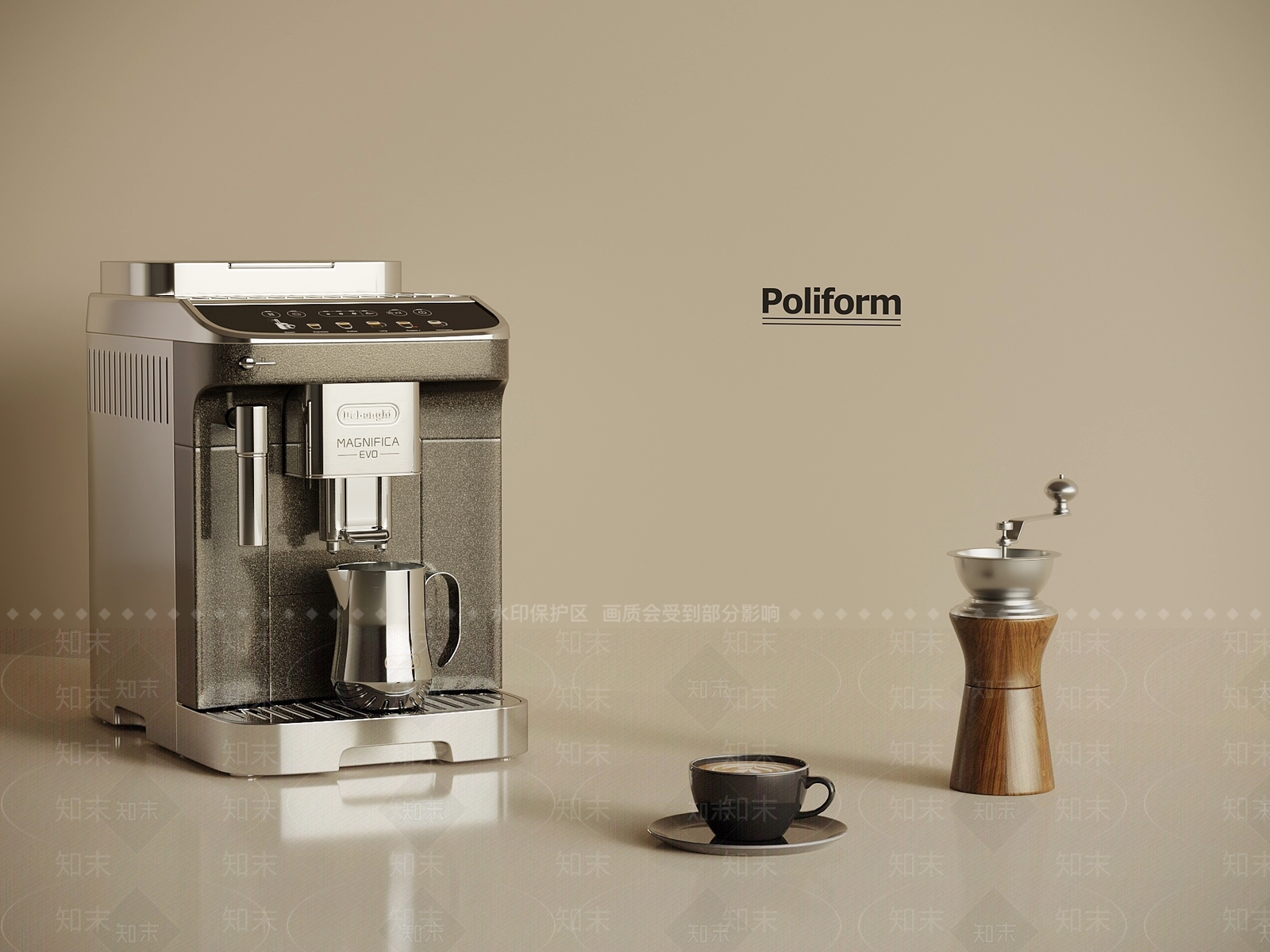 咖啡机SU模型下载【ID:1194585677】