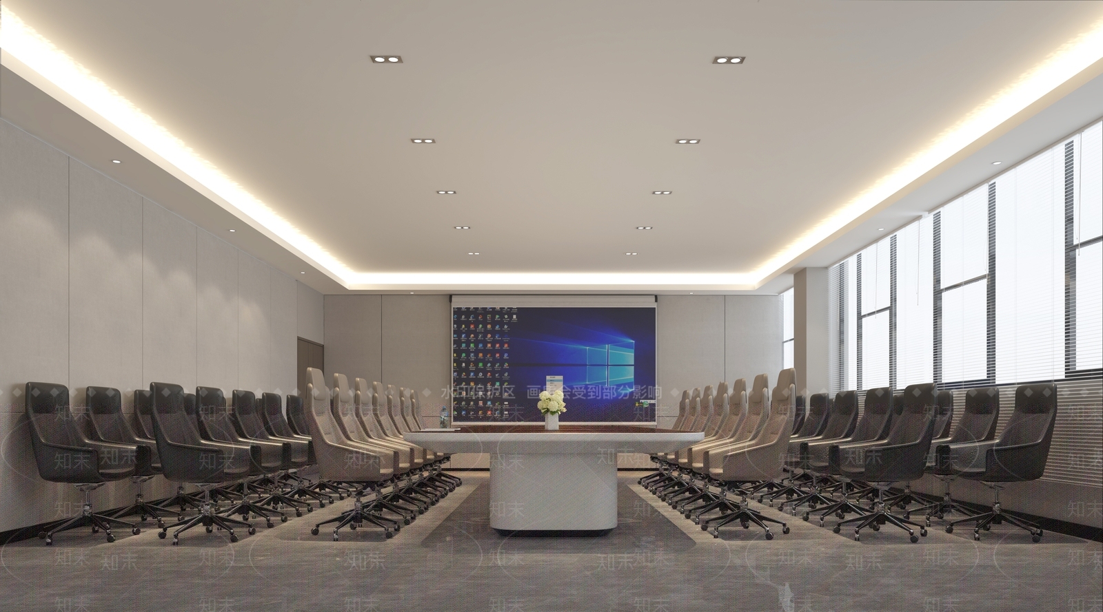 现代会议室3D模型下载【ID:1194586729】