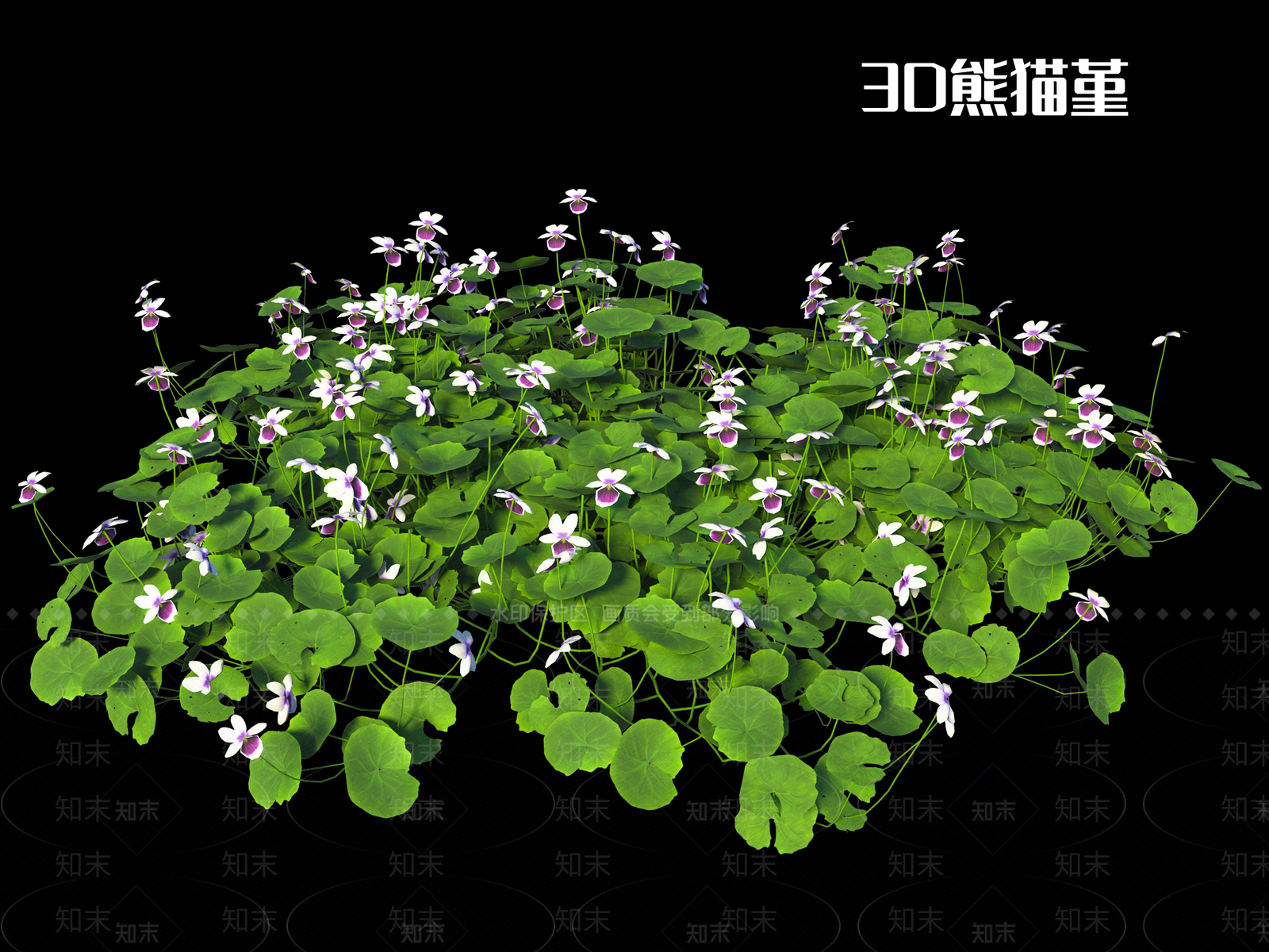 花草SU模型草图