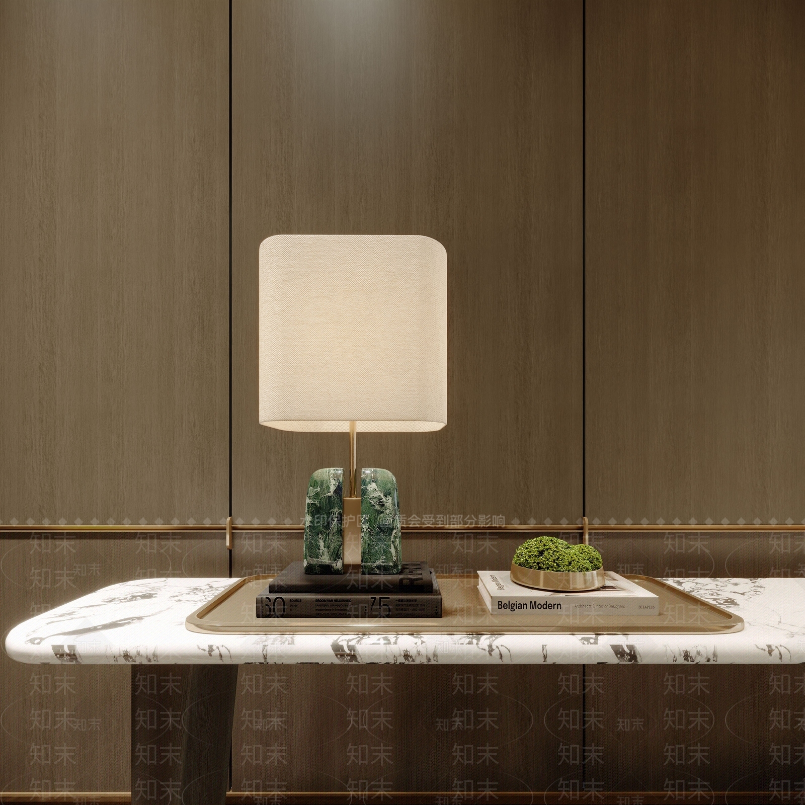 现代雕塑摆件3D模型下载【ID:1194590306】