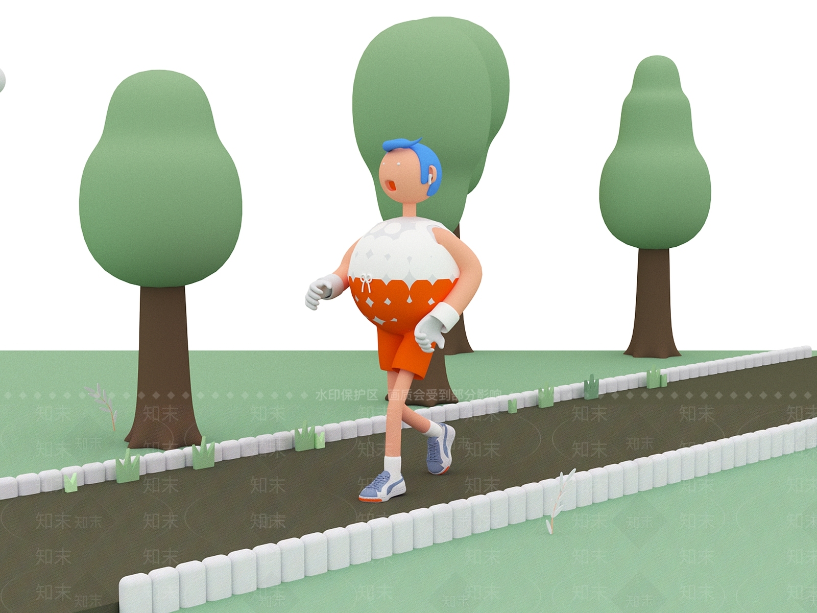 虚拟人物3D模型下载【ID:1194593210】