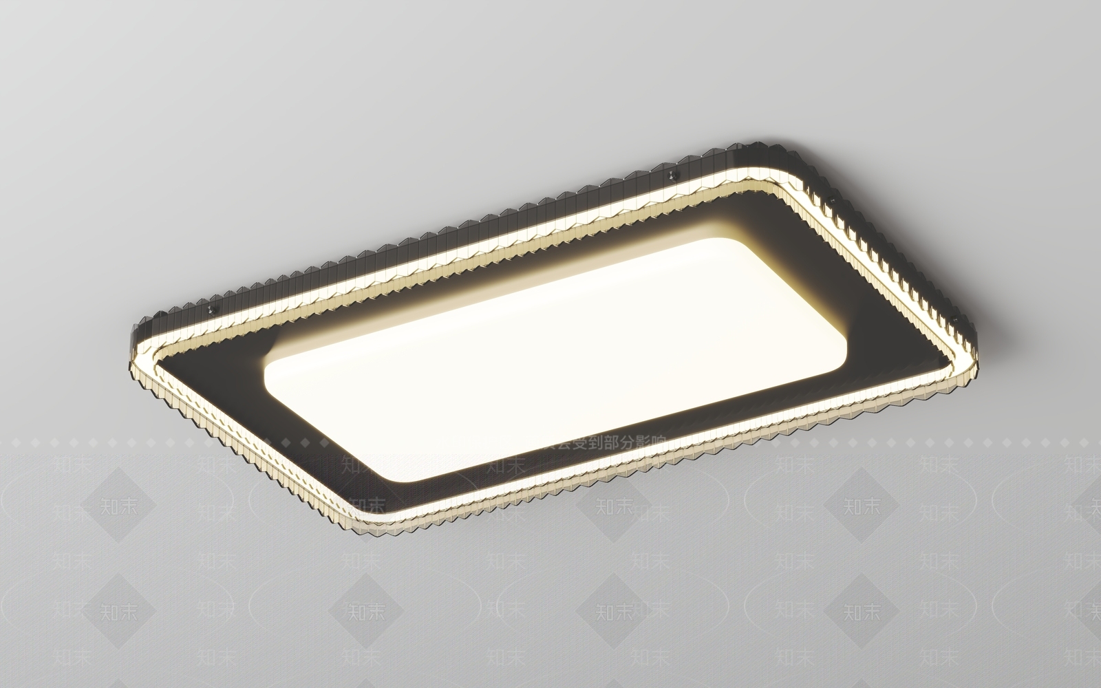 现代意式客厅吸顶灯3D模型下载【ID:1194594289】