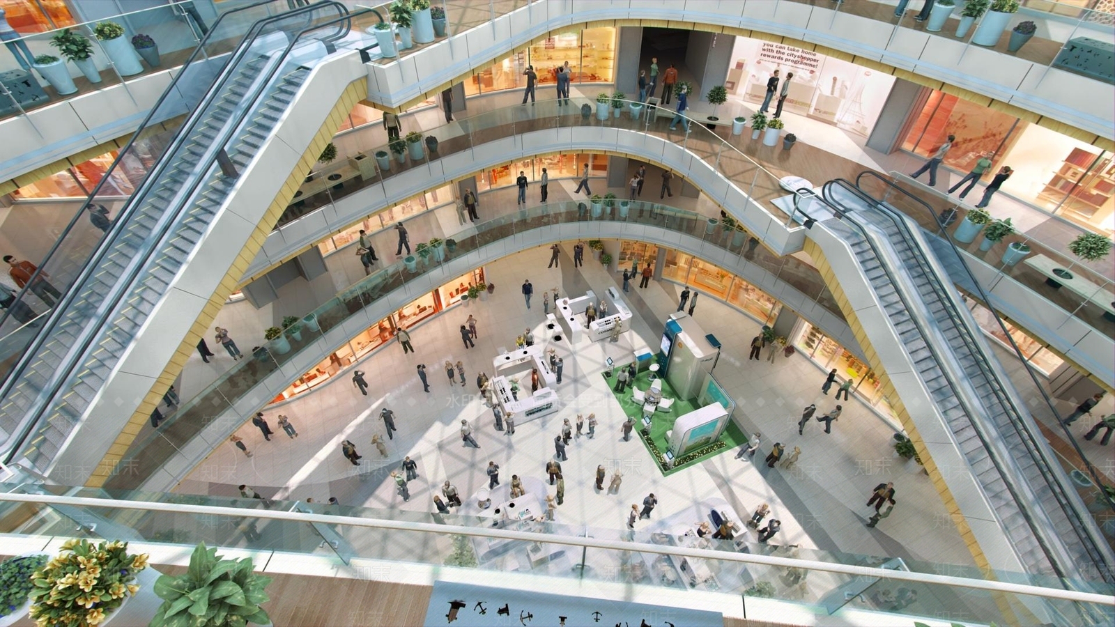 现代其他商业空间3D模型下载【ID:1194594697】