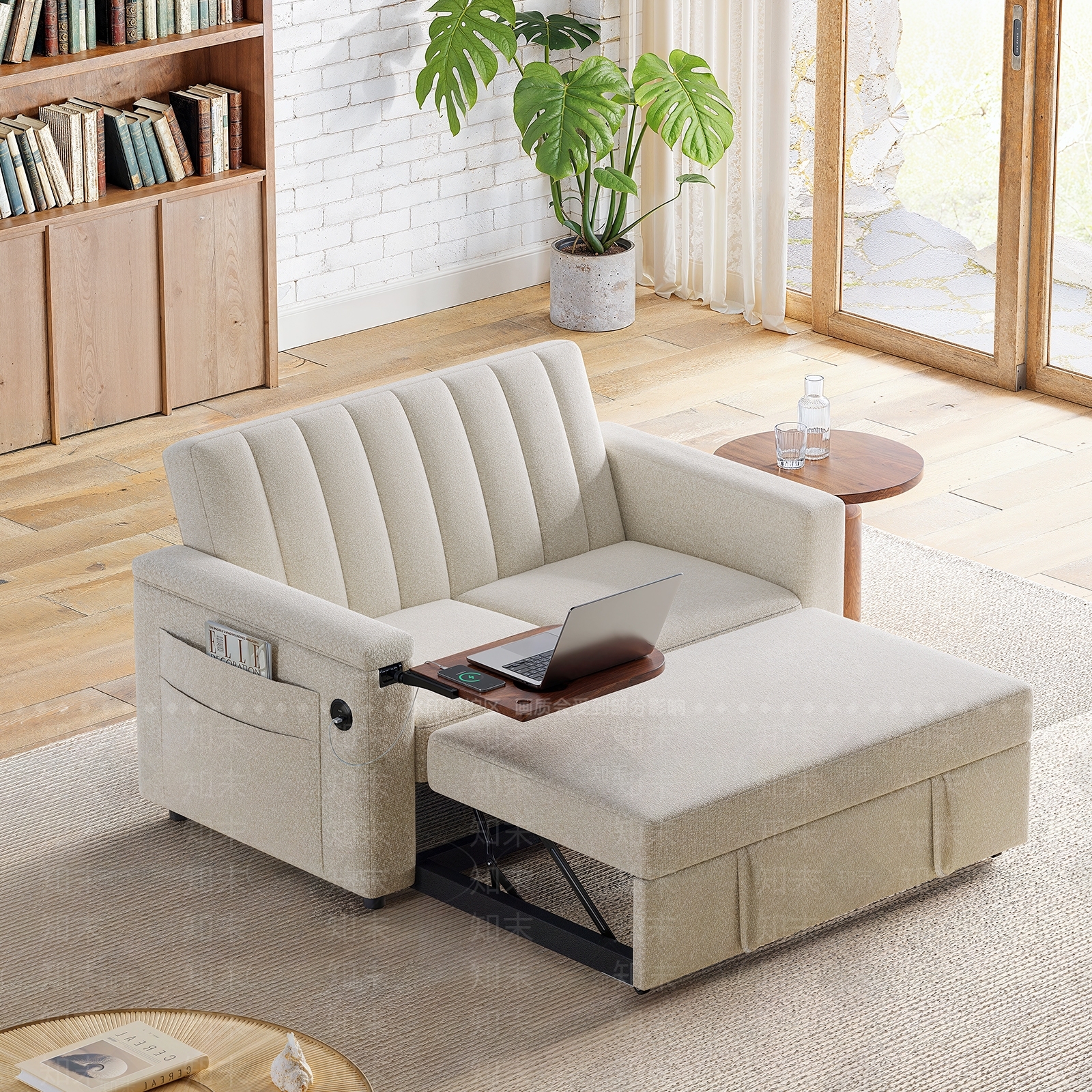 现代奶油家居客厅3D模型下载【ID:1194598053】